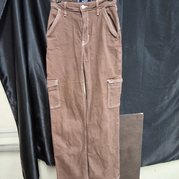 Hollister  Brown Ultra High-Rise Dad Jeans - Picture 15 of 16